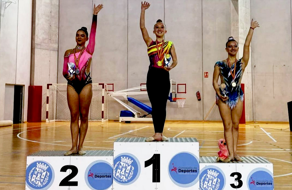 Cinco gimnastas totaneras se hacen con el pase para el Campeonato de Espaa de Gimnasia Rtmica